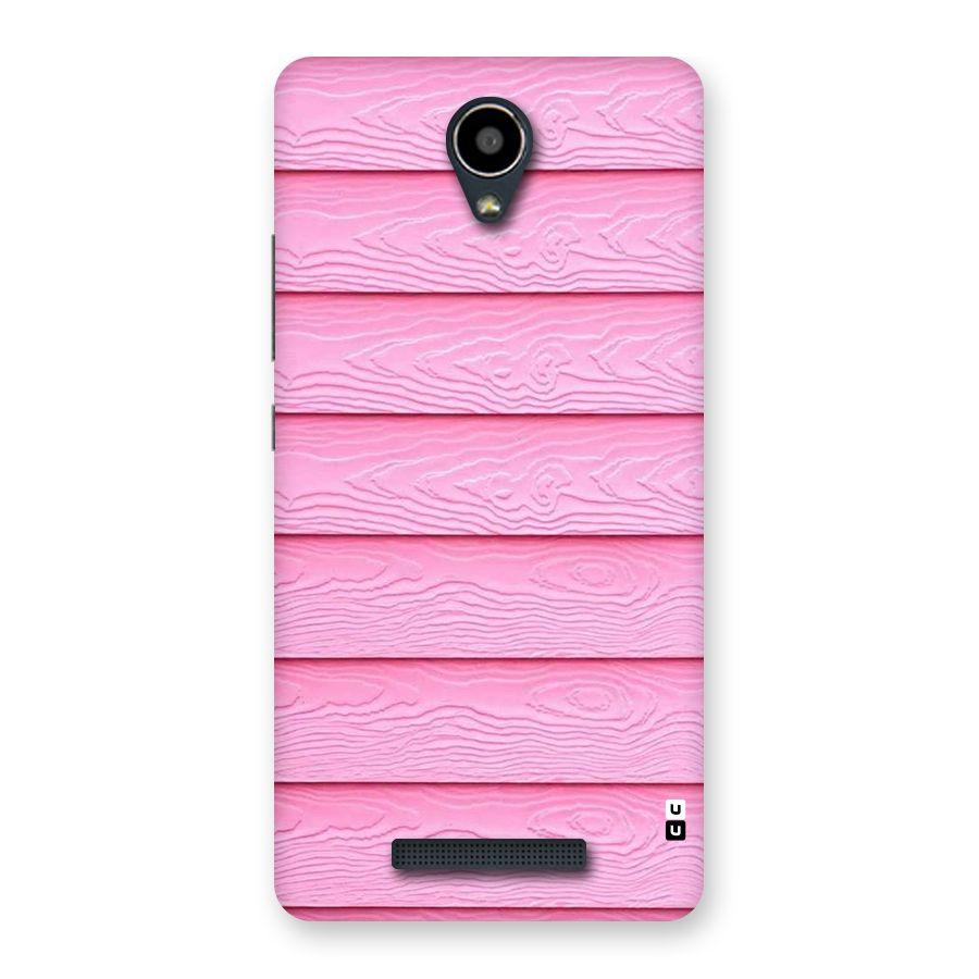 Pink Wood Back Case for Redmi Note 2