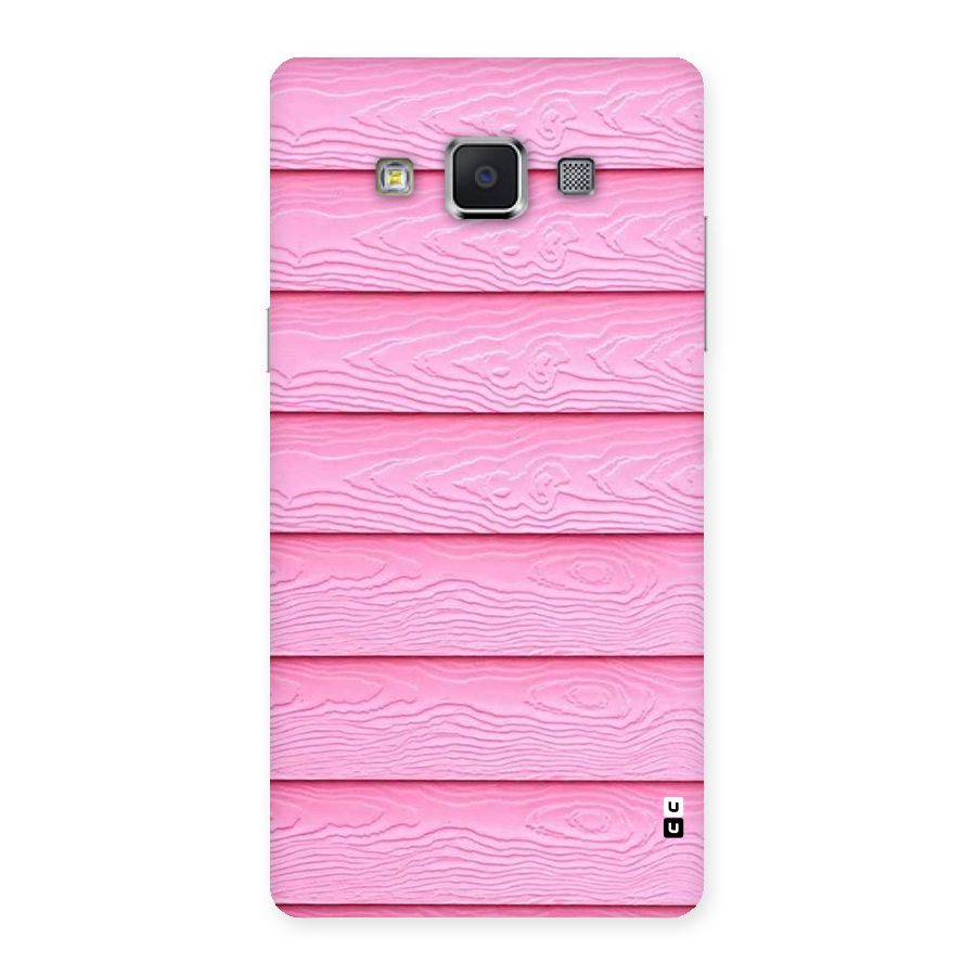 Pink Wood Back Case for Samsung Galaxy A5