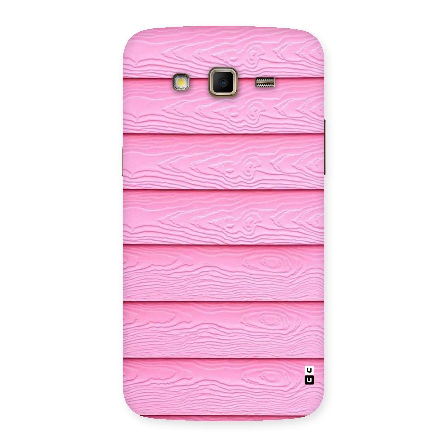 Pink Wood Back Case for Samsung Galaxy Grand 2