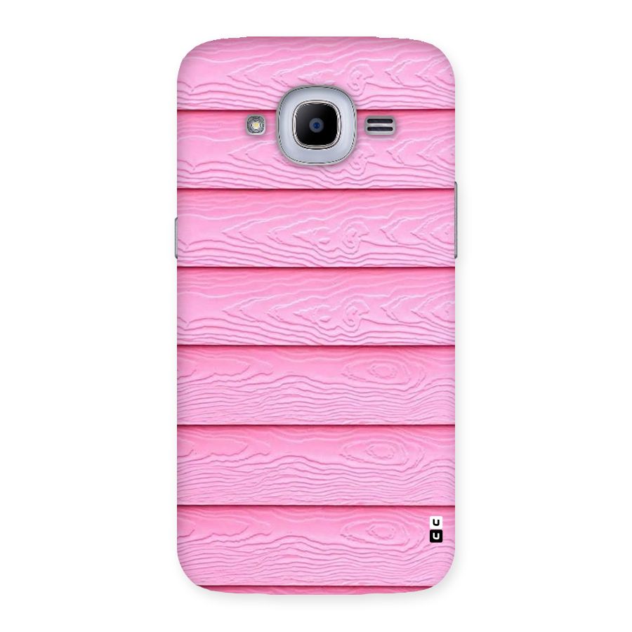 Pink Wood Back Case for Samsung Galaxy J2 Pro