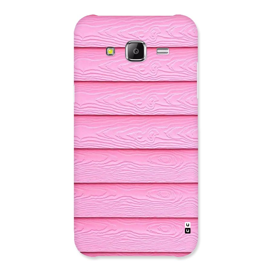 Pink Wood Back Case for Samsung Galaxy J5