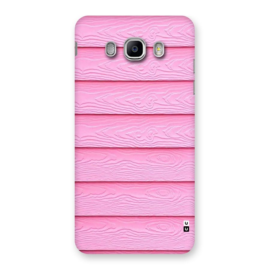 Pink Wood Back Case for Samsung Galaxy J5 2016