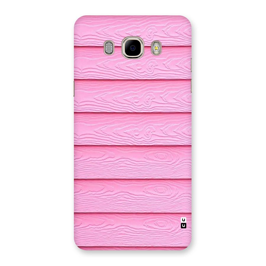Pink Wood Back Case for Samsung Galaxy J7 2016