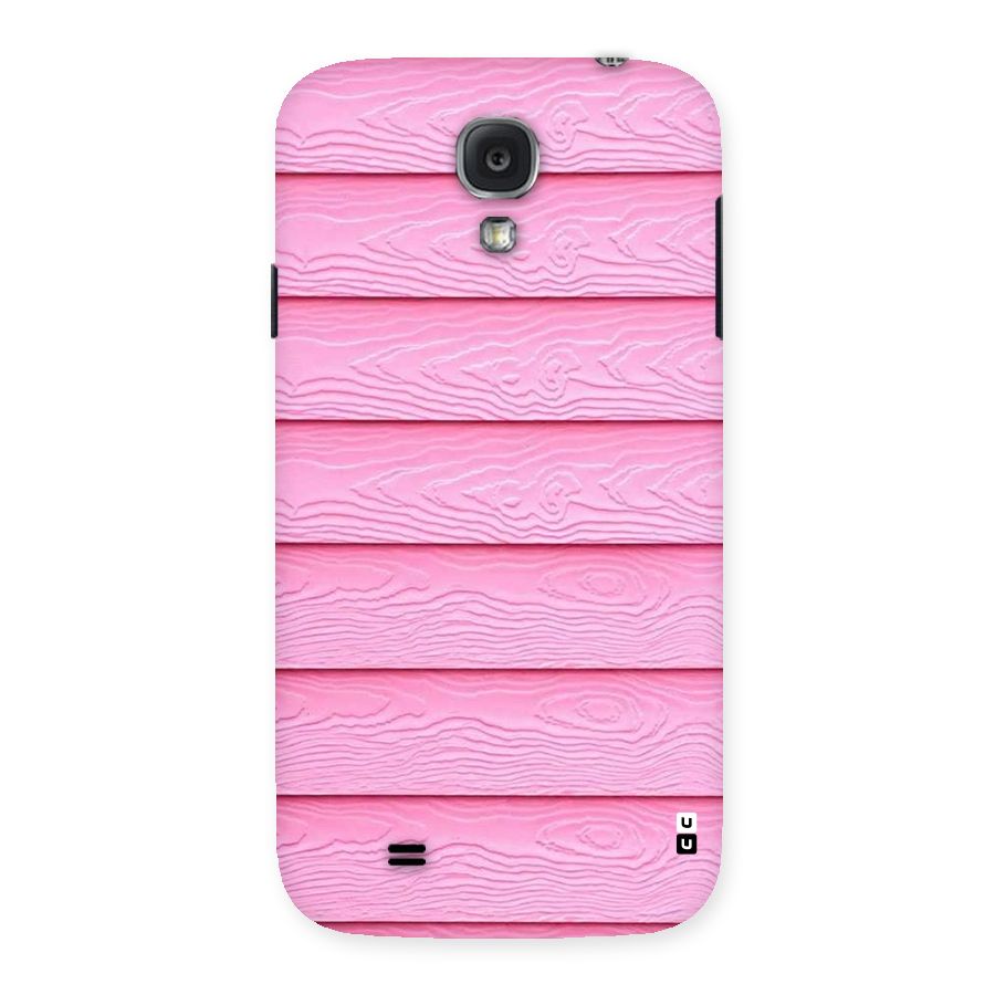 Pink Wood Back Case for Samsung Galaxy S4