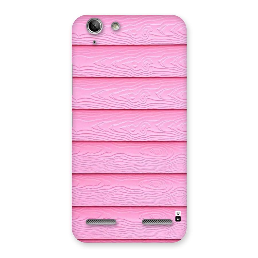 Pink Wood Back Case for Vibe K5