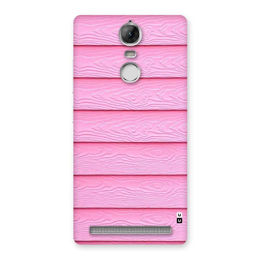 Pink Wood Back Case for Vibe K5 Note