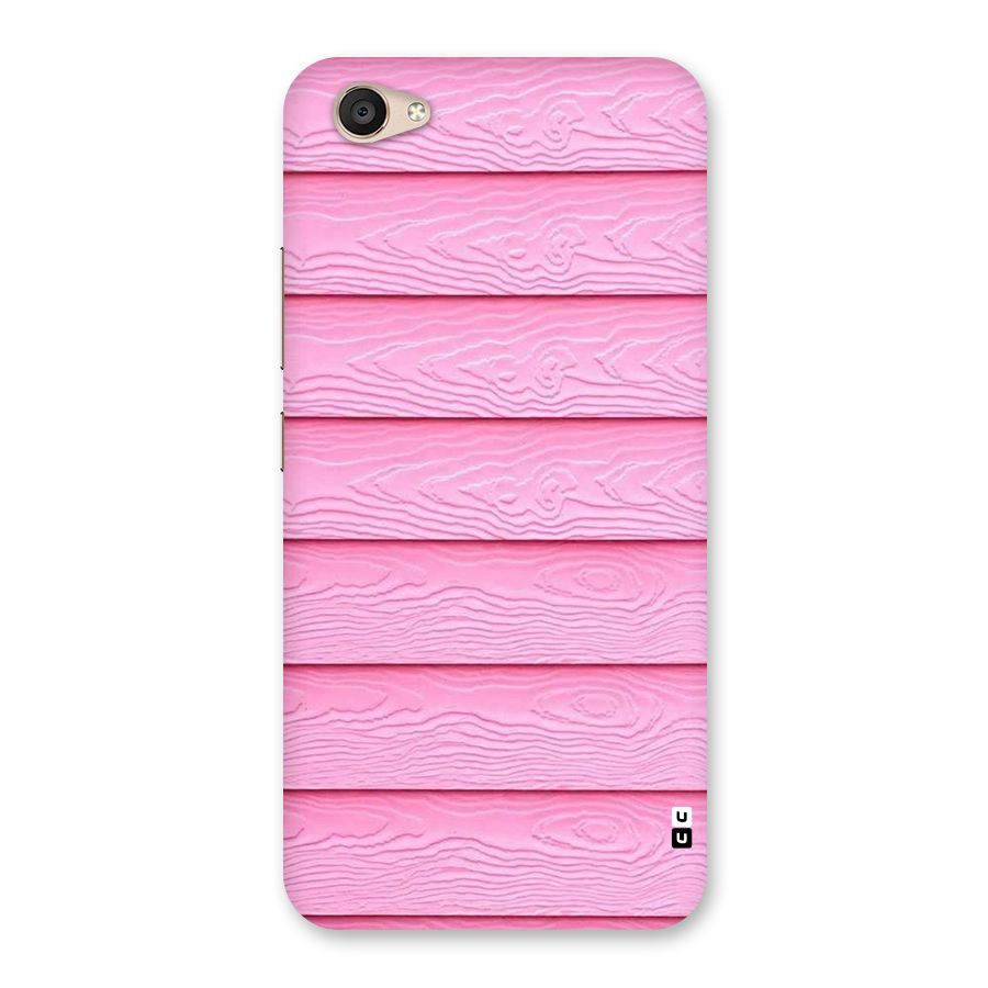 Pink Wood Back Case for Vivo V5 Plus