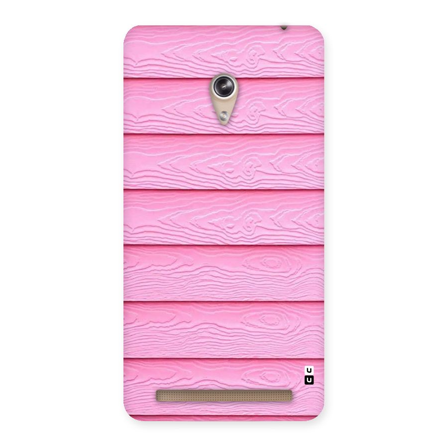 Pink Wood Back Case for Zenfone 6