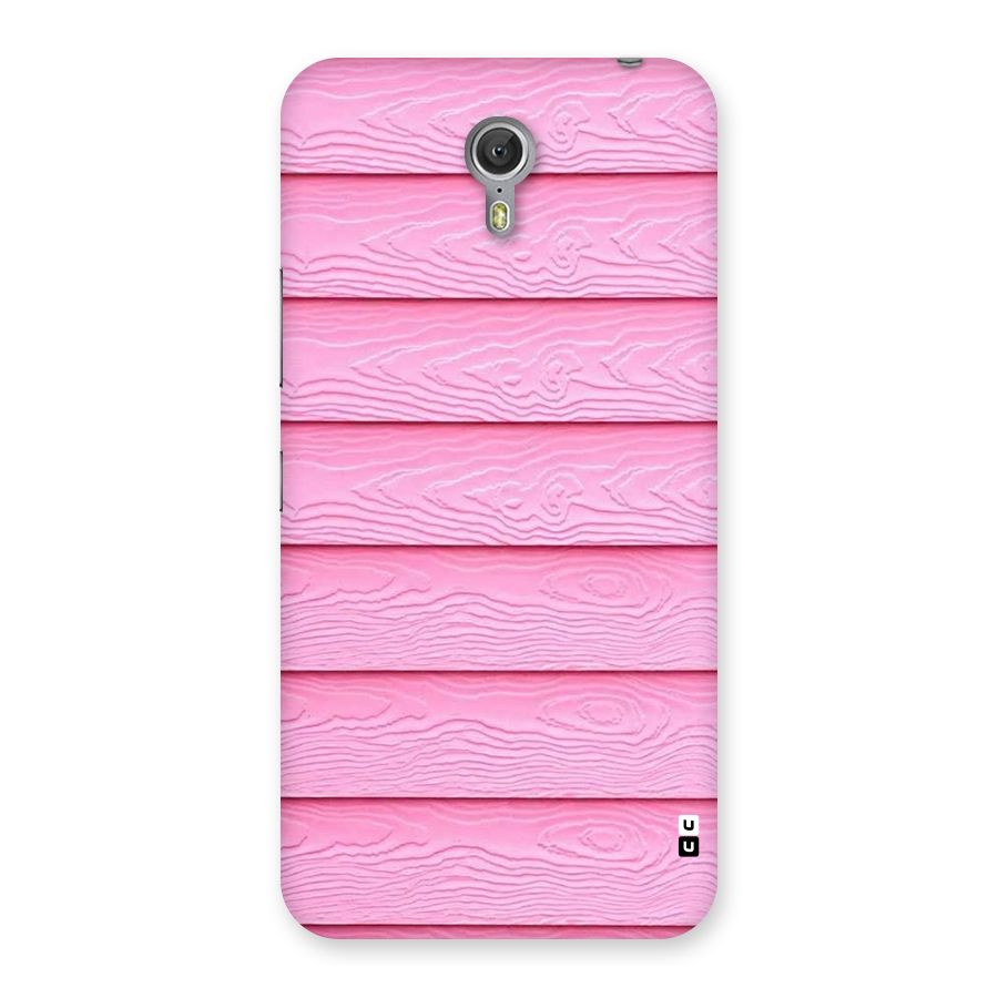 Pink Wood Back Case for Zuk Z1
