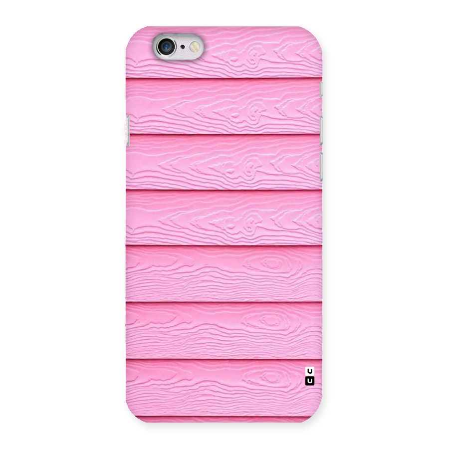 Pink Wood Back Case for iPhone 6 6S