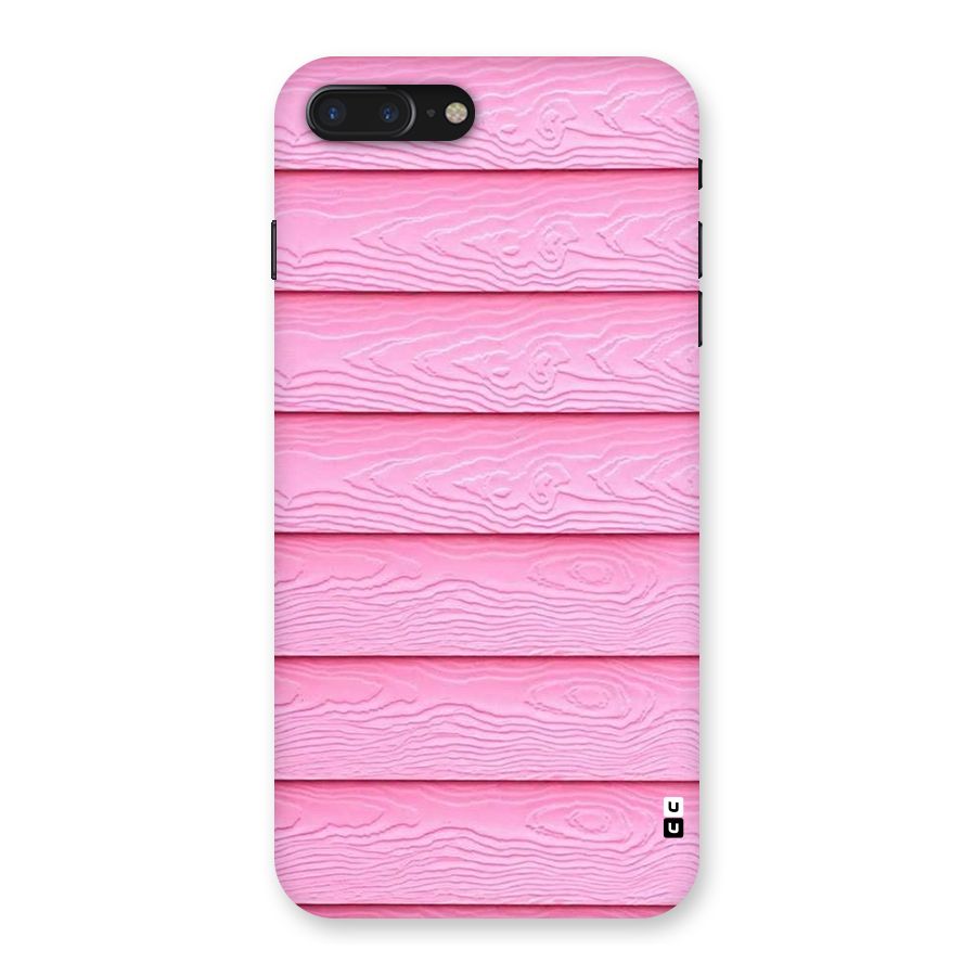 Pink Wood Back Case for iPhone 7 Plus
