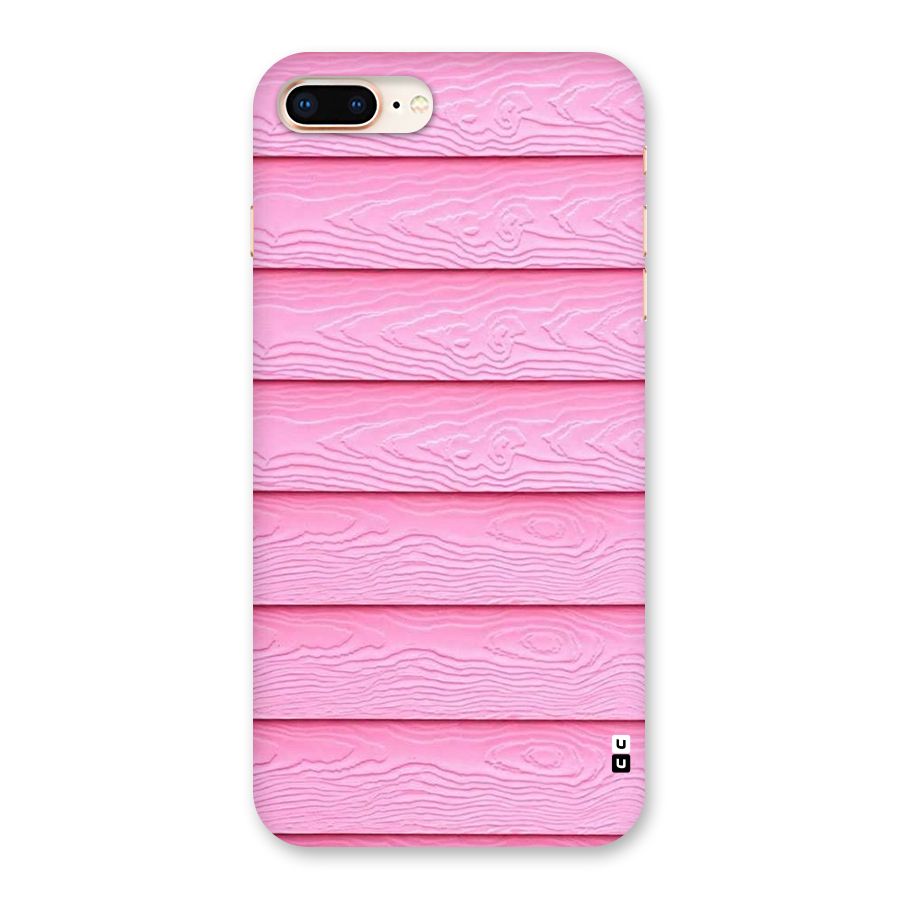 Pink Wood Back Case for iPhone 8 Plus