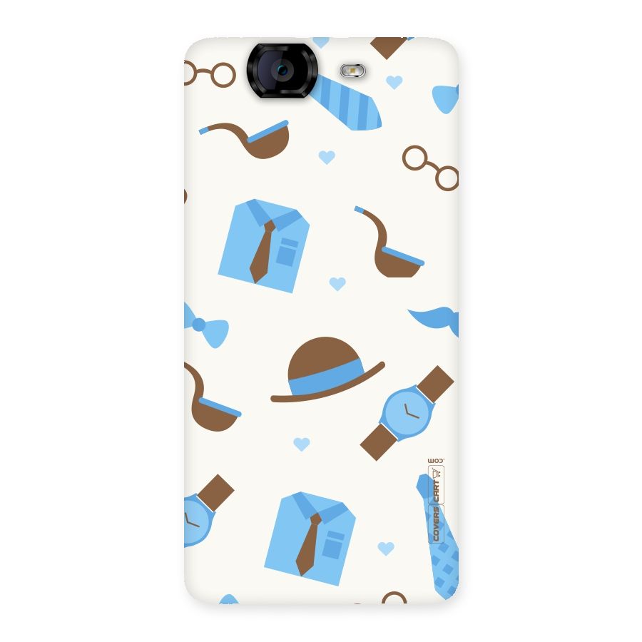 Pipe Hat Watch Pattern Back Case for Canvas Knight A350