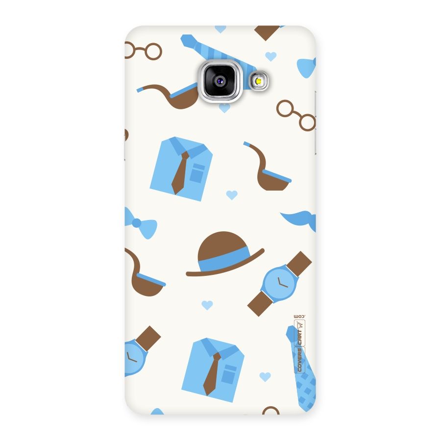 Pipe Hat Watch Pattern Back Case for Galaxy A5 2016