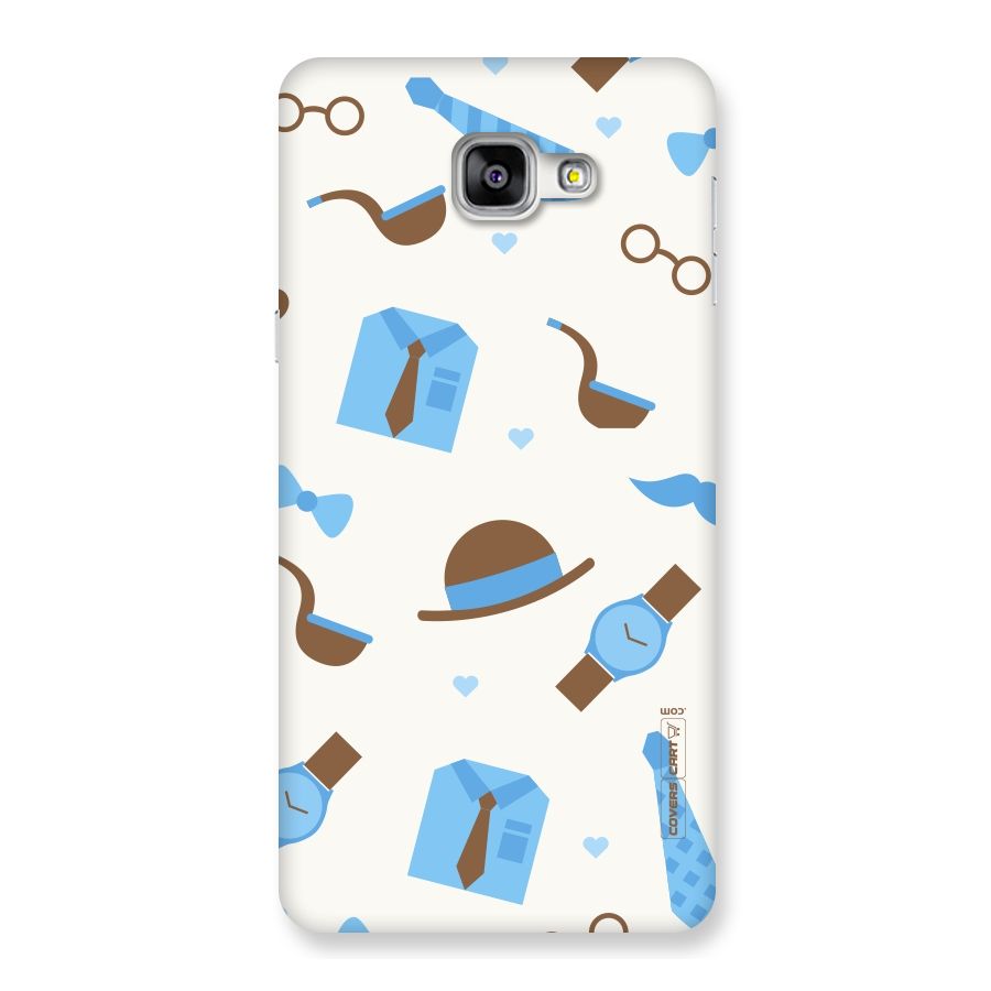 Pipe Hat Watch Pattern Back Case for Galaxy A9