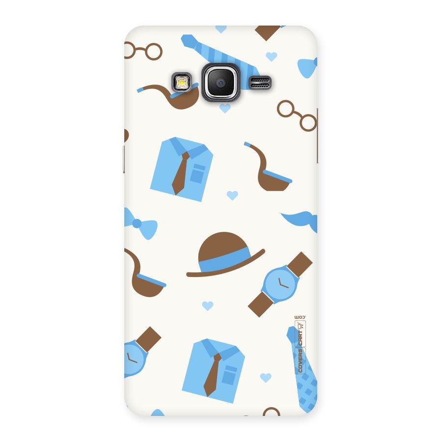 Pipe Hat Watch Pattern Back Case for Galaxy Grand Prime