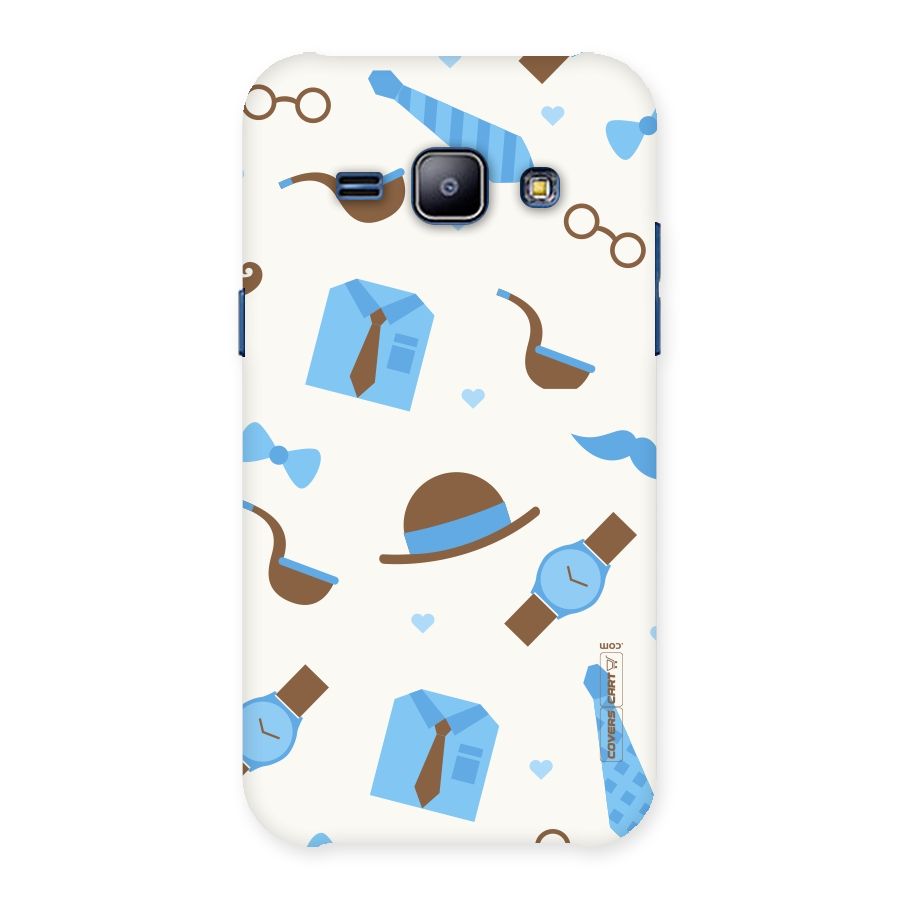 Pipe Hat Watch Pattern Back Case for Galaxy J1
