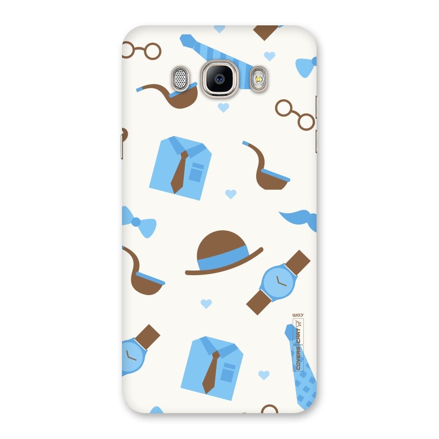 Pipe Hat Watch Pattern Back Case for Galaxy On8
