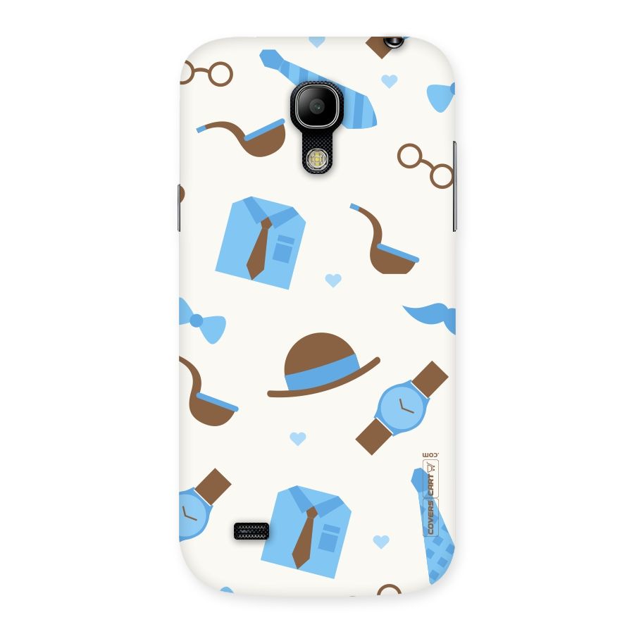 Pipe Hat Watch Pattern Back Case for Galaxy S4 Mini