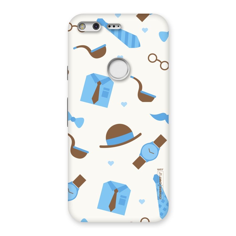 Pipe Hat Watch Pattern Back Case for Google Pixel