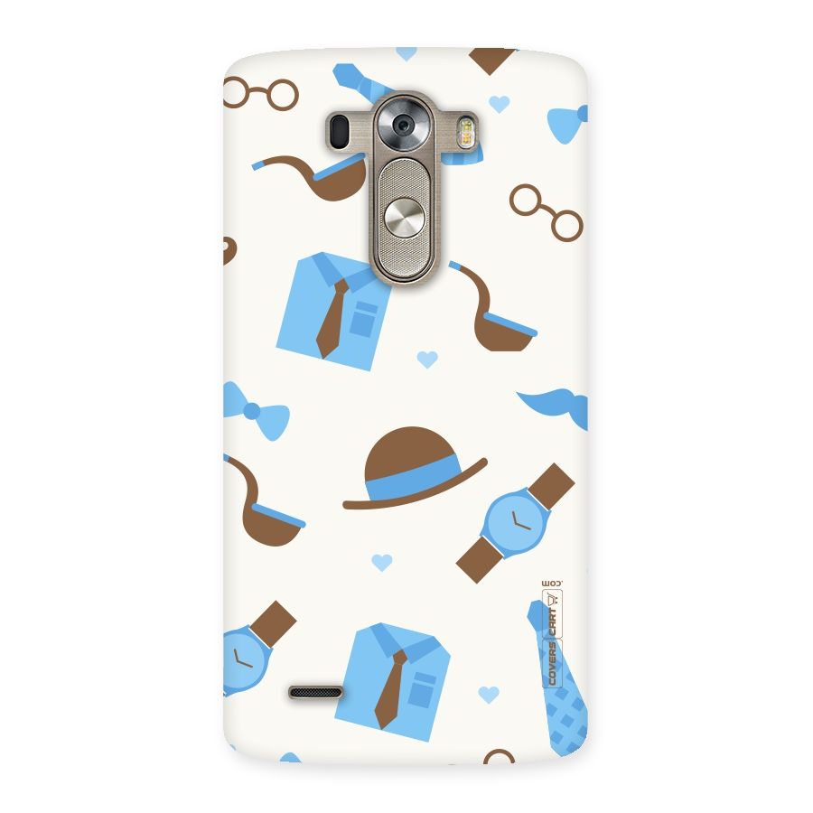 Pipe Hat Watch Pattern Back Case for LG G3