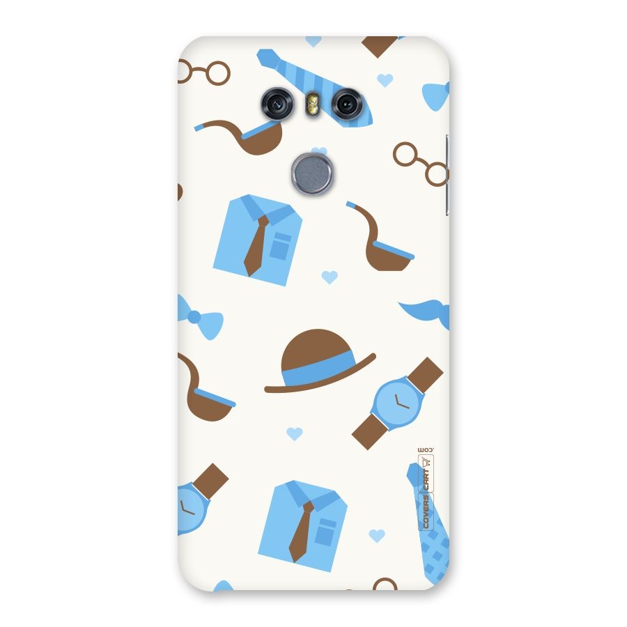 Pipe Hat Watch Pattern Back Case for LG G6