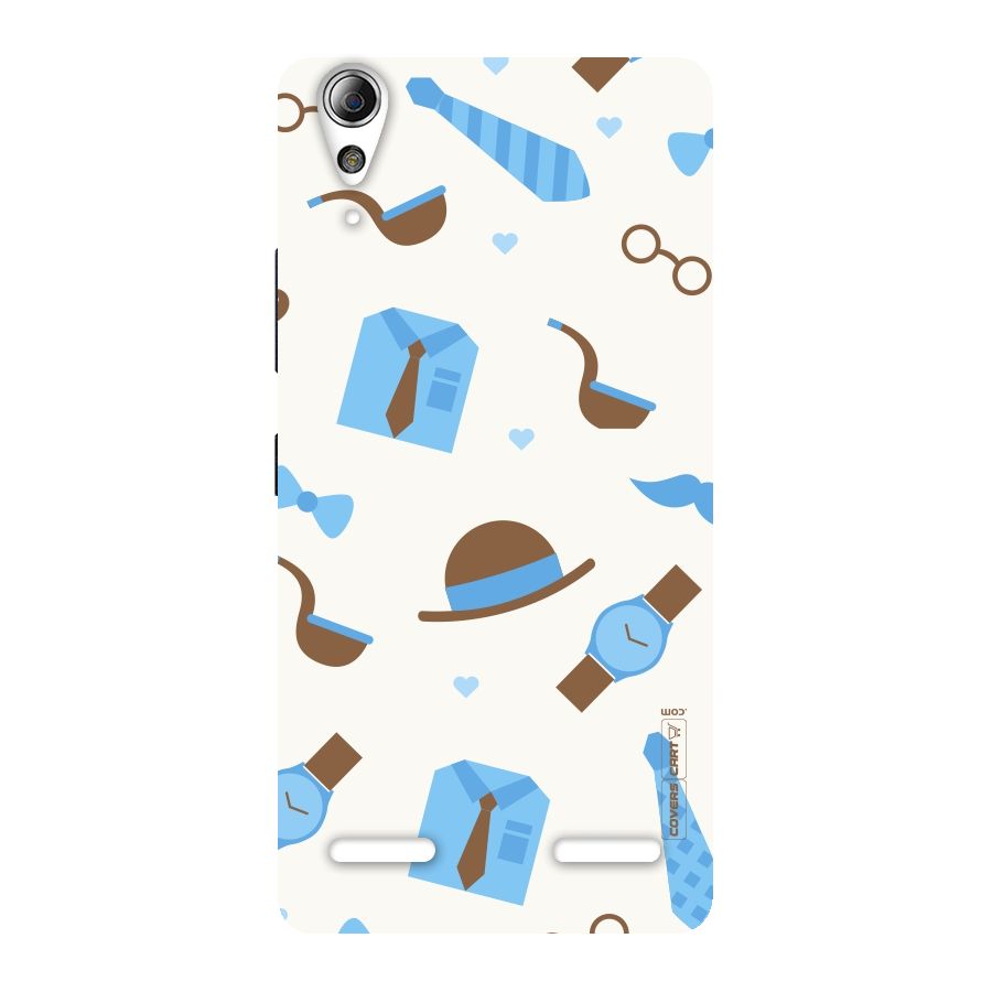 Pipe Hat Watch Pattern Back Case for Lenovo A6000