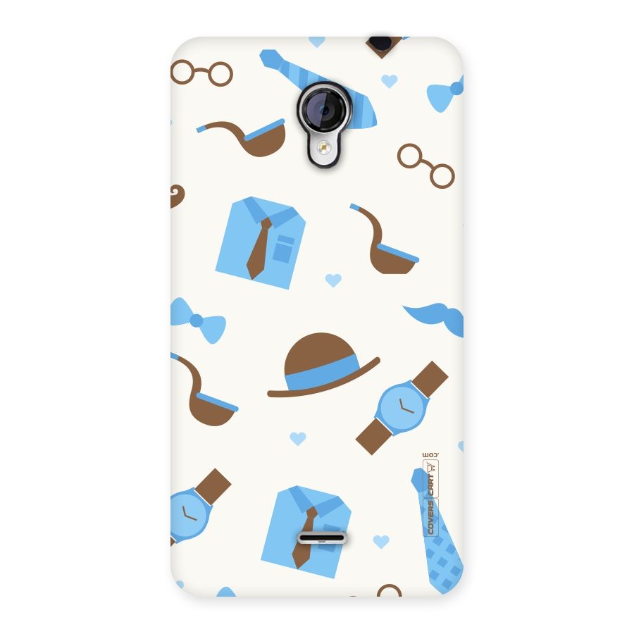 Pipe Hat Watch Pattern Back Case for Micromax Unite 2 A106