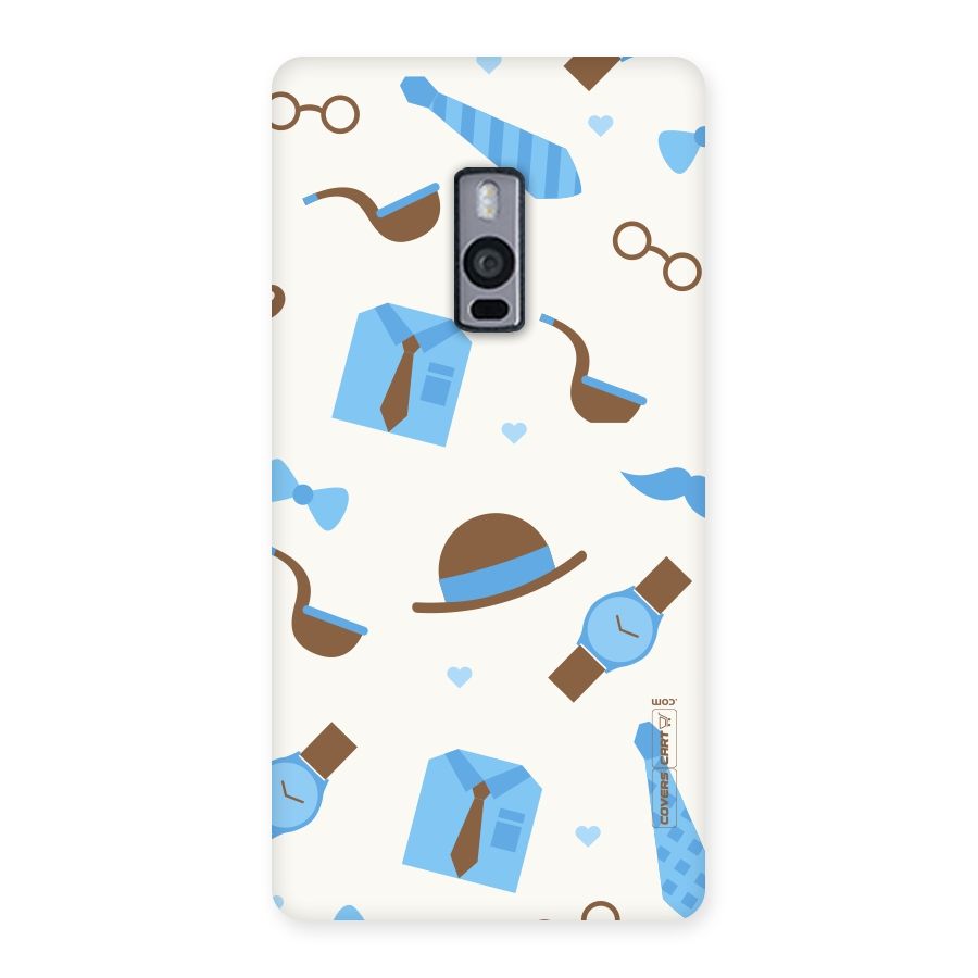 Pipe Hat Watch Pattern Back Case for OnePlus Two