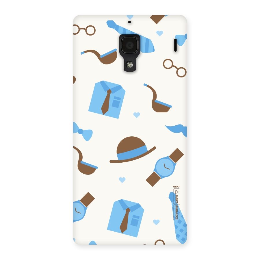 Pipe Hat Watch Pattern Back Case for Redmi 1S