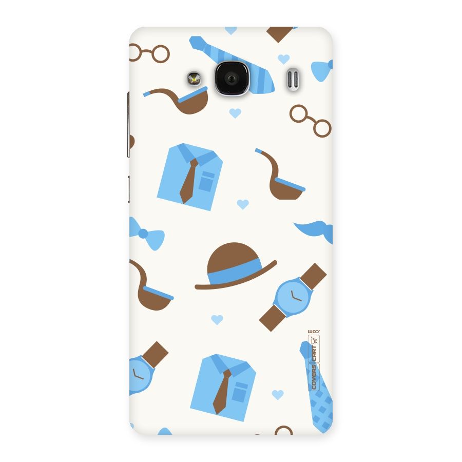 Pipe Hat Watch Pattern Back Case for Redmi 2s