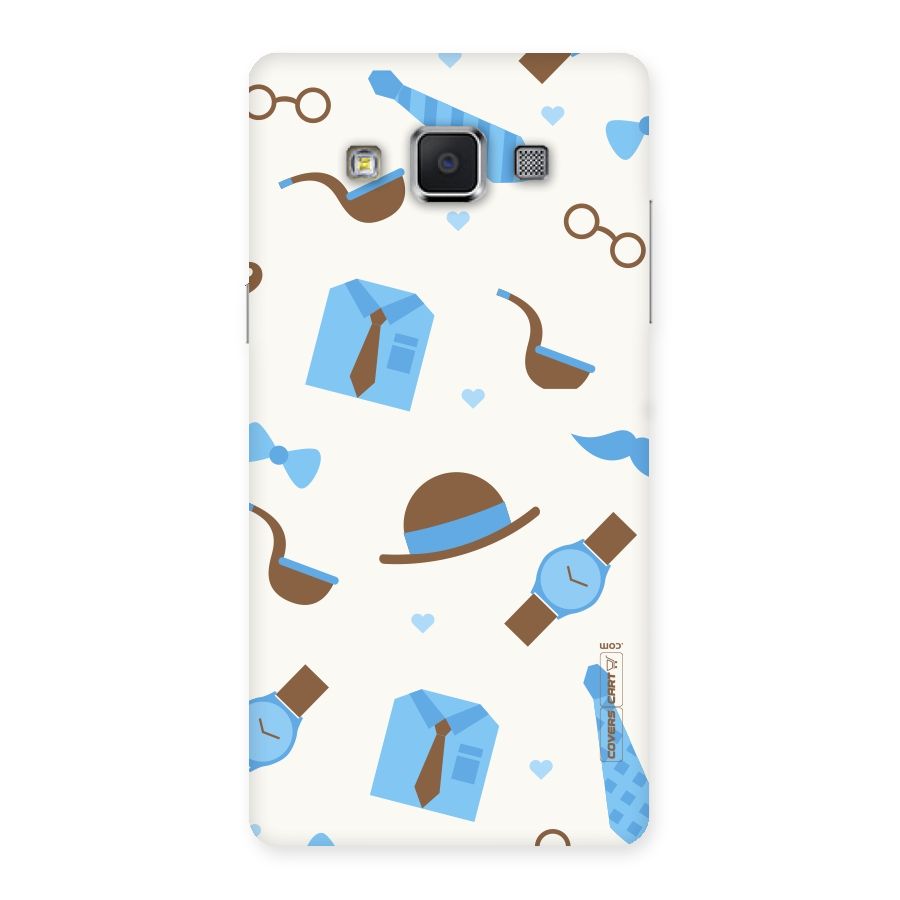 Pipe Hat Watch Pattern Back Case for Samsung Galaxy A5