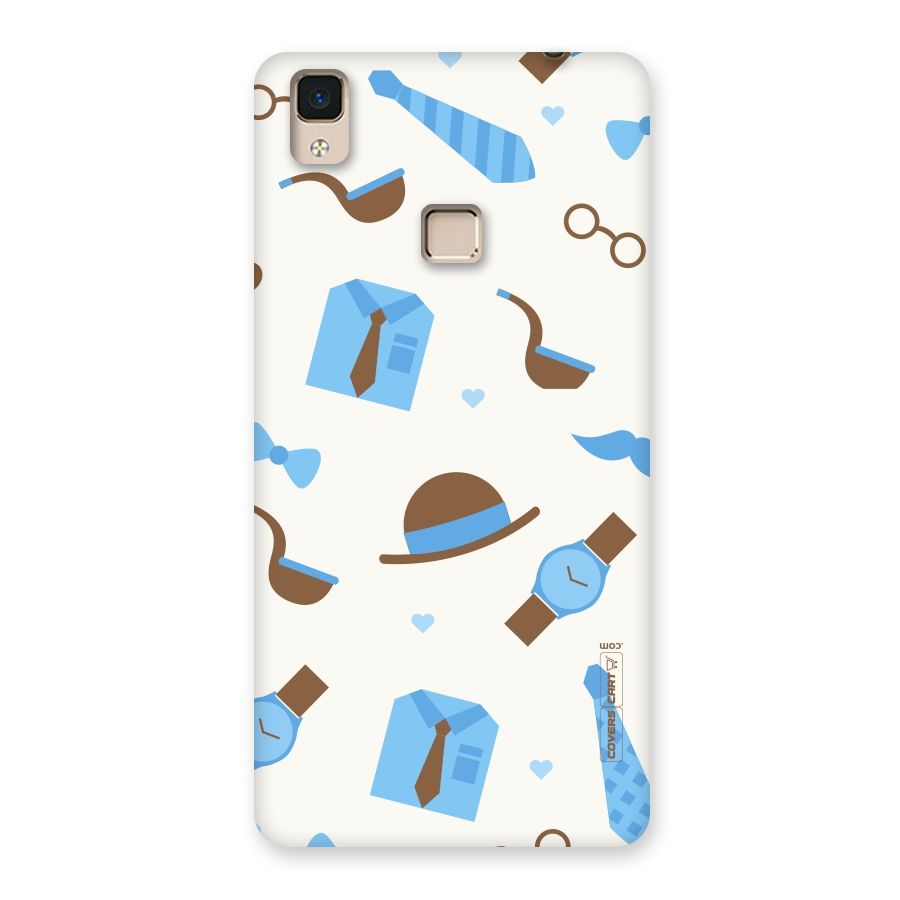 Pipe Hat Watch Pattern Back Case for V3 Max