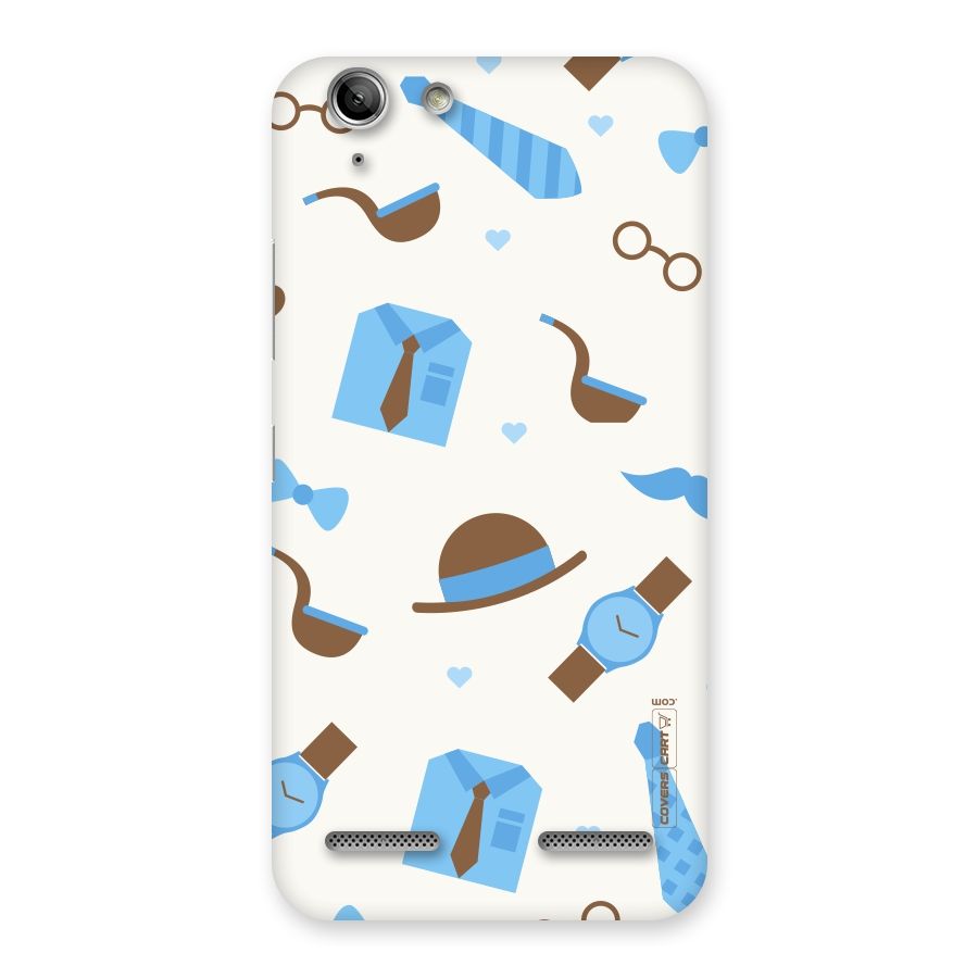 Pipe Hat Watch Pattern Back Case for Vibe K5
