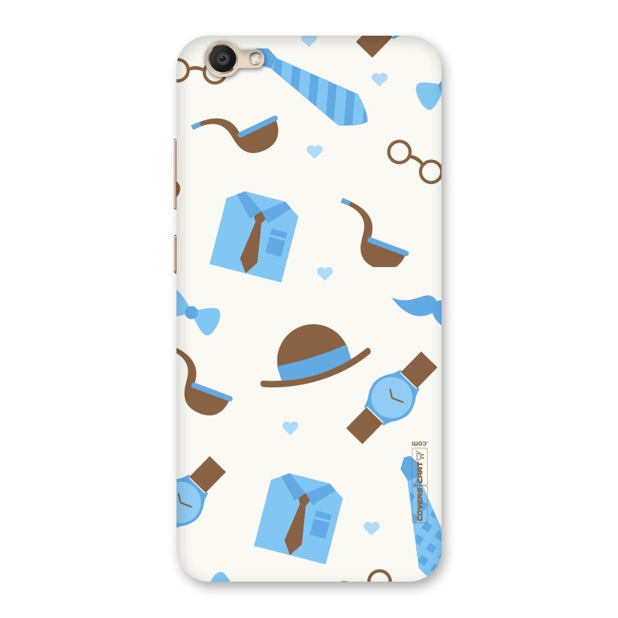 Pipe Hat Watch Pattern Back Case for Vivo V5