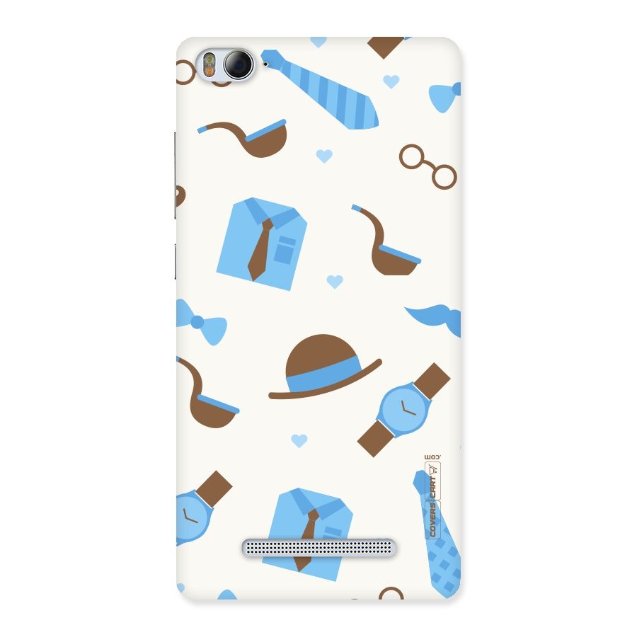 Pipe Hat Watch Pattern Back Case for Xiaomi Mi4i