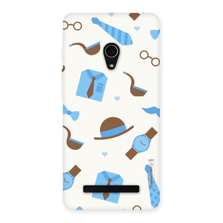 Pipe Hat Watch Pattern Back Case for Zenfone 5