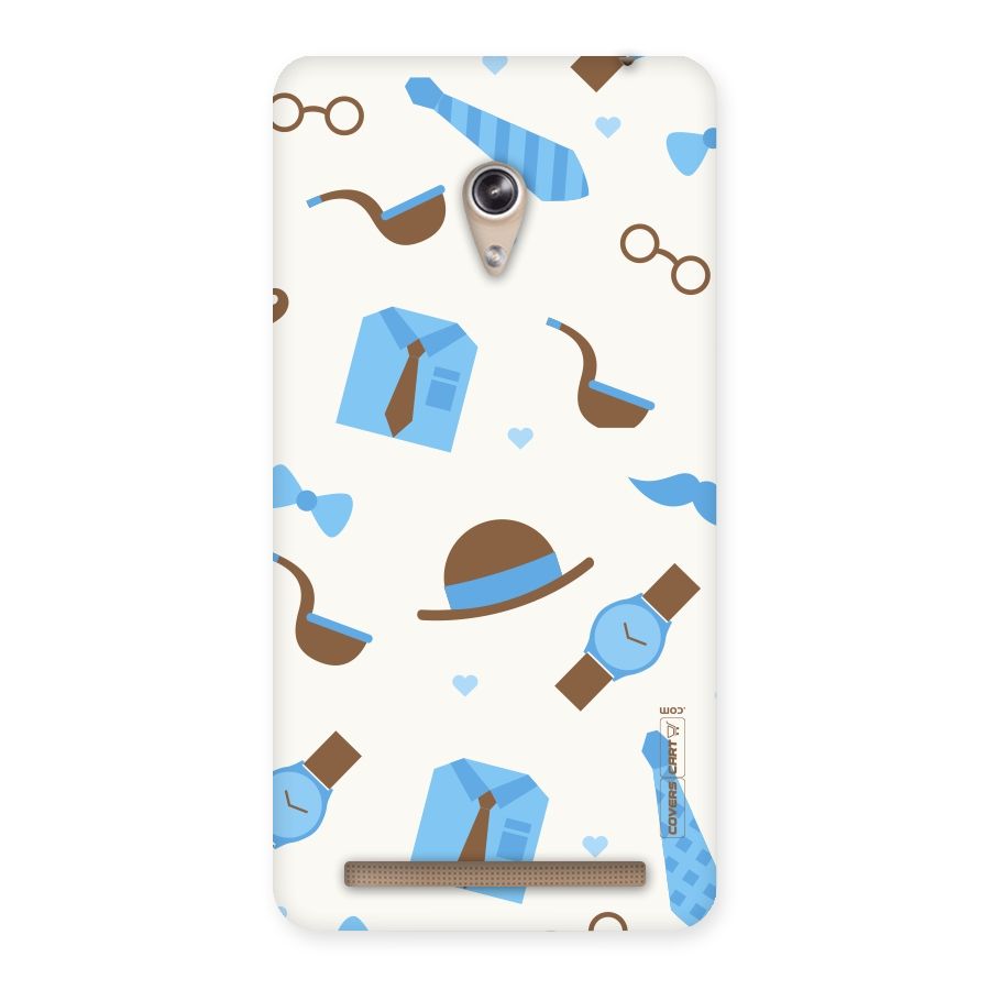 Pipe Hat Watch Pattern Back Case for Zenfone 6