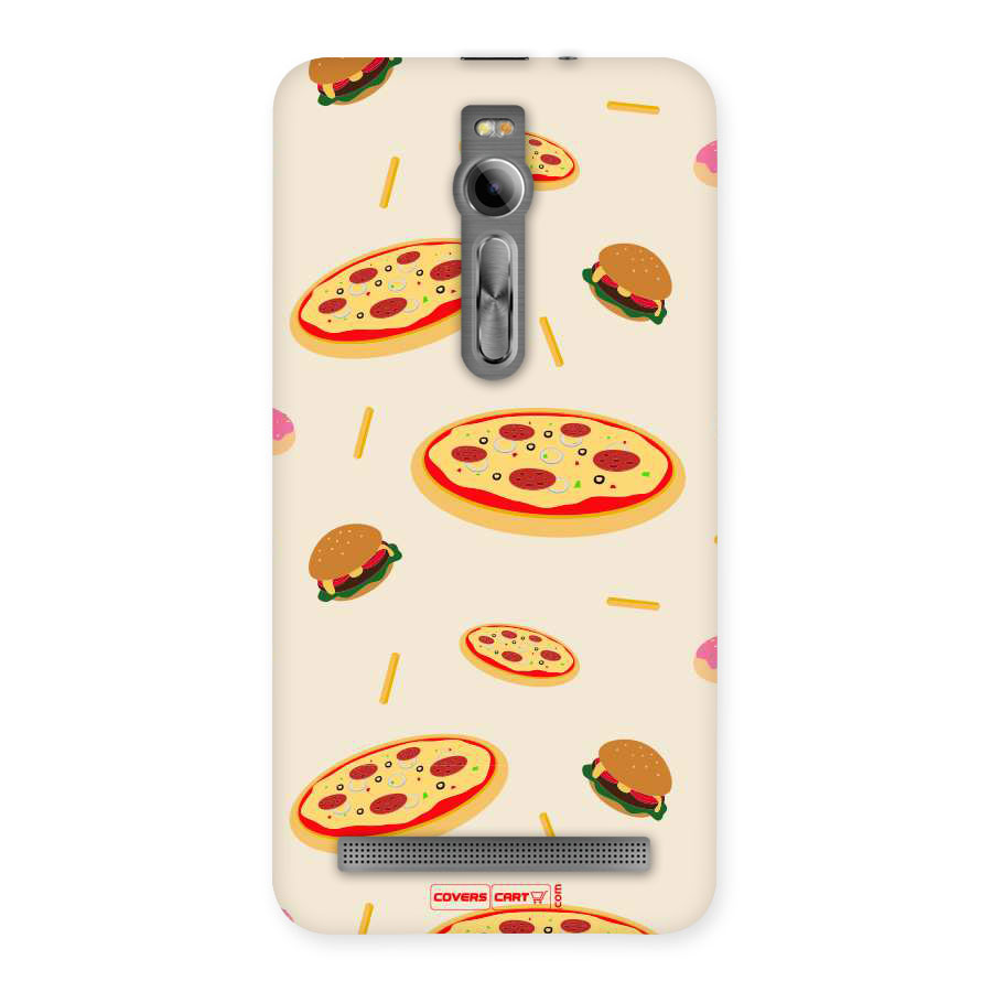 Pizza and Burger Love Back Case for Asus Zenfone 2