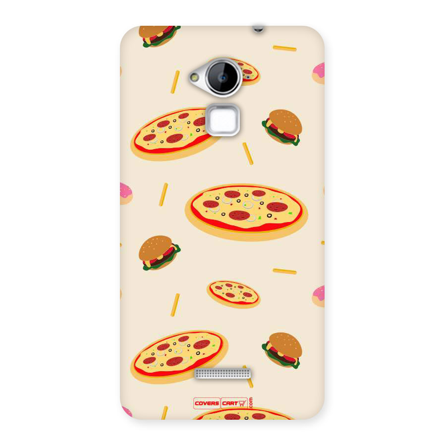 Pizza and Burger Love Back Case for Coolpad Note 3