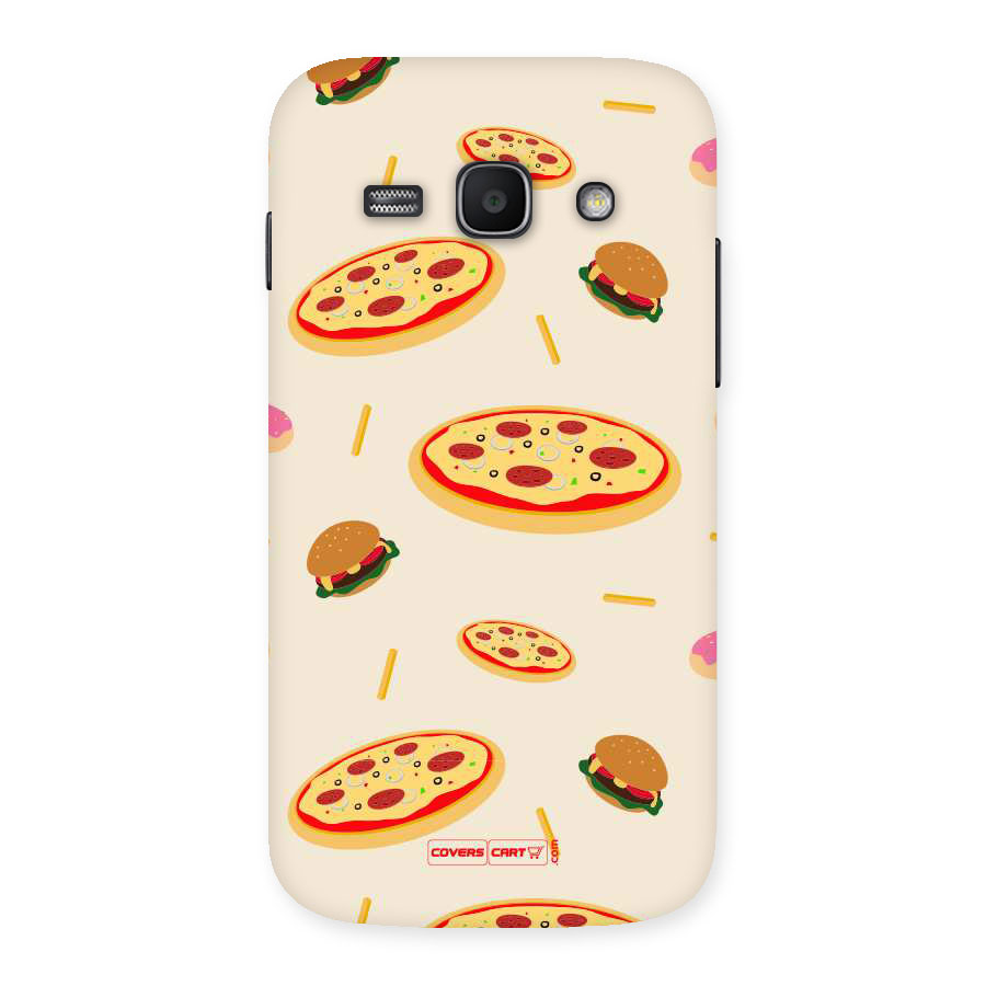 Pizza and Burger Love Back Case for Galaxy Ace 3