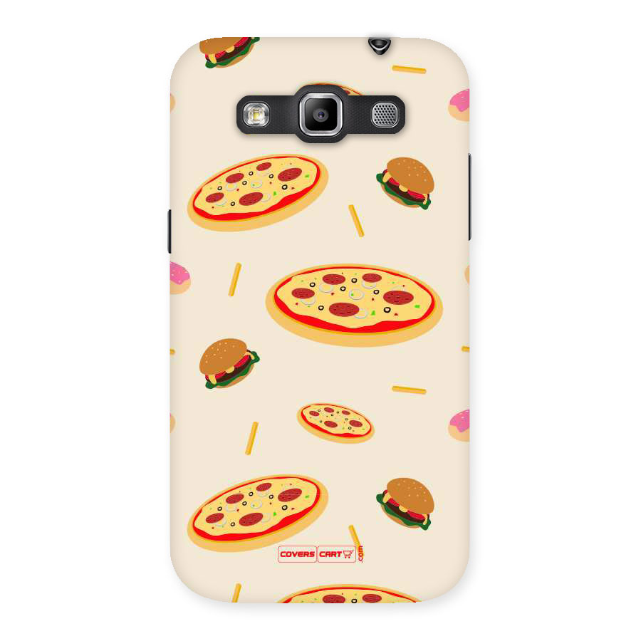 Pizza and Burger Love Back Case for Galaxy Grand Quattro