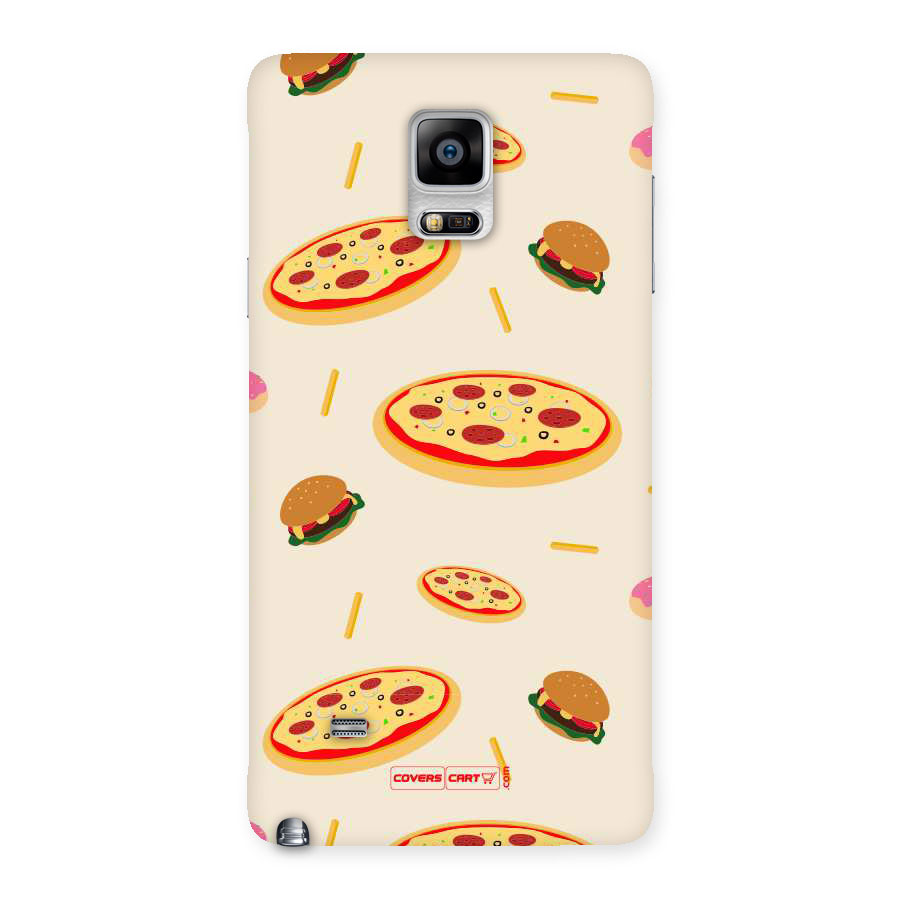 Pizza and Burger Love Back Case for Galaxy Note 4