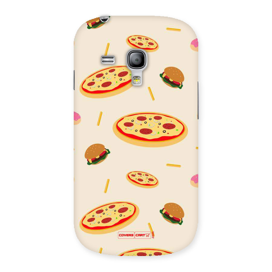 Pizza and Burger Love Back Case for Galaxy S3 Mini
