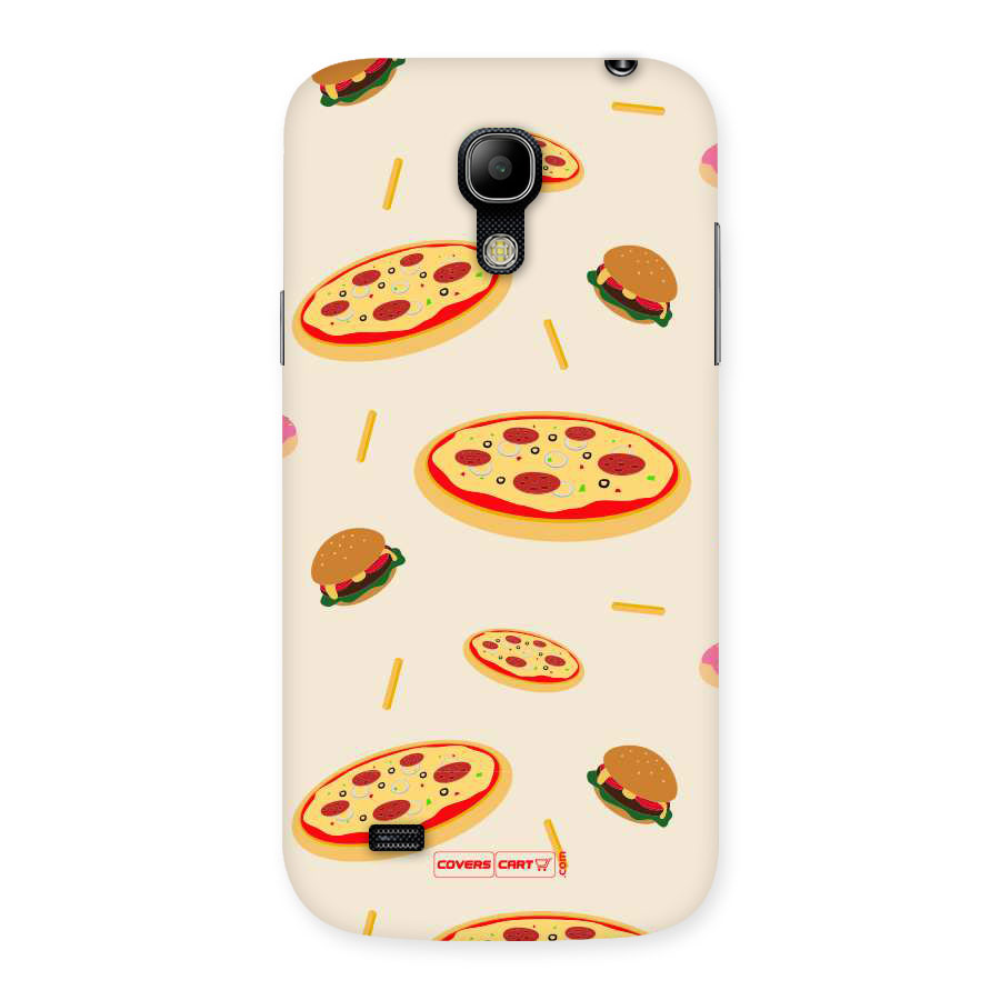 Pizza and Burger Love Back Case for Galaxy S4 Mini