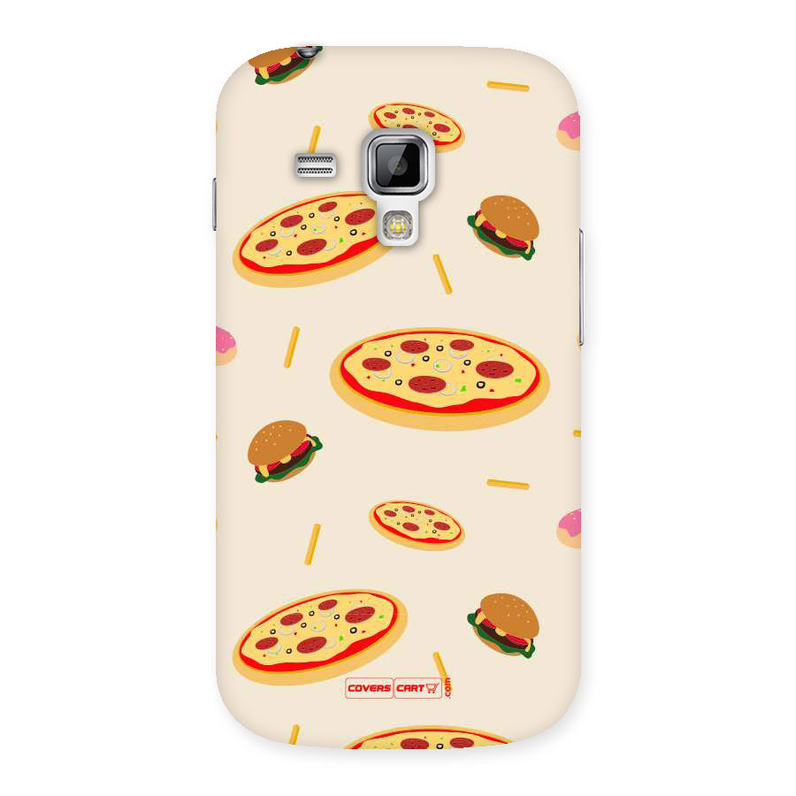 Pizza and Burger Love Back Case for Galaxy S Duos