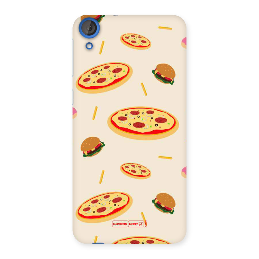 Pizza and Burger Love Back Case for HTC Desire 820