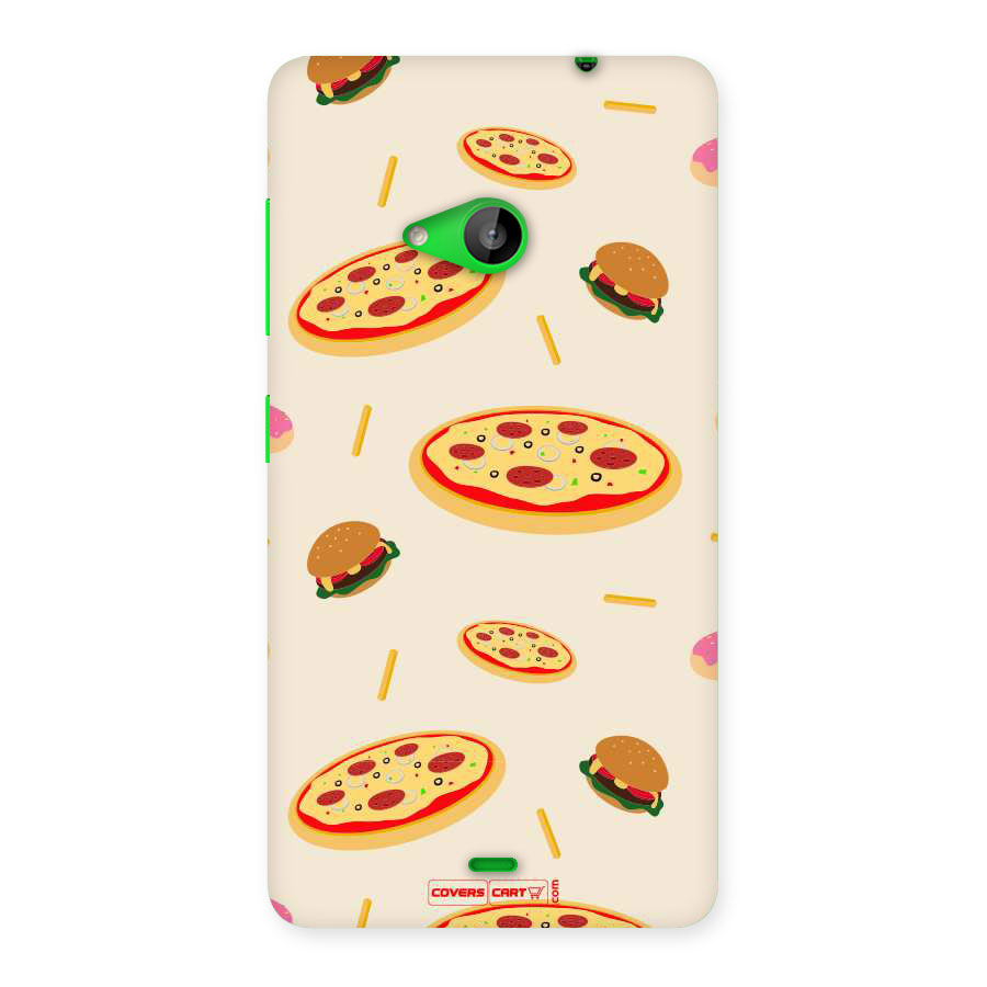 Pizza and Burger Love Back Case for Lumia 535