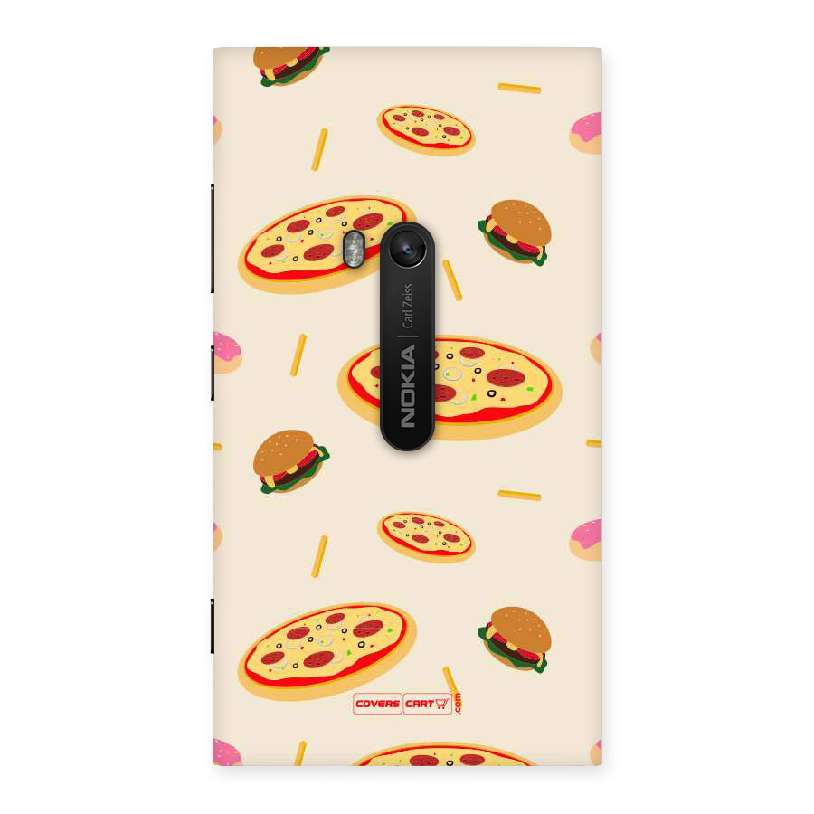 Pizza and Burger Love Back Case for Lumia 920