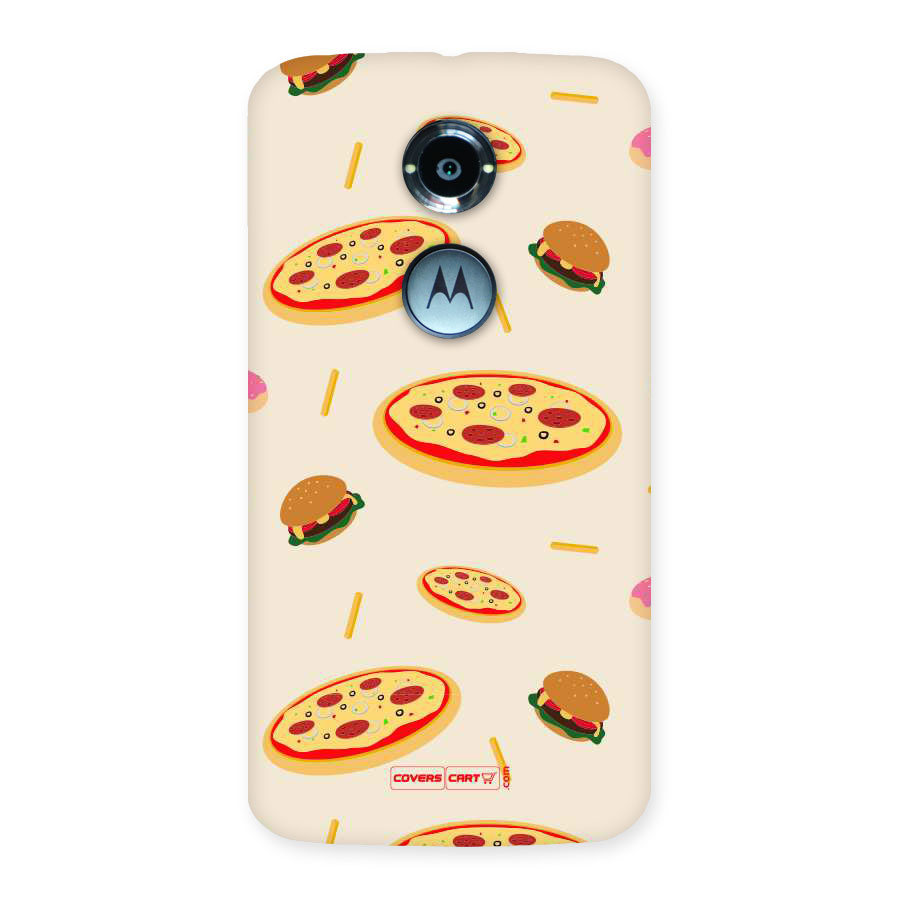 Pizza and Burger Love Back Case for Moto X 2nd Gen